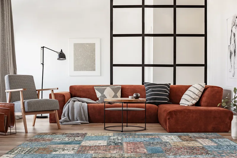 Tarfaya Frizematte 160x230 cm - Flerfarget - Tekstiler & tepper - Teppe & matte - Moderne matte - Friezematte