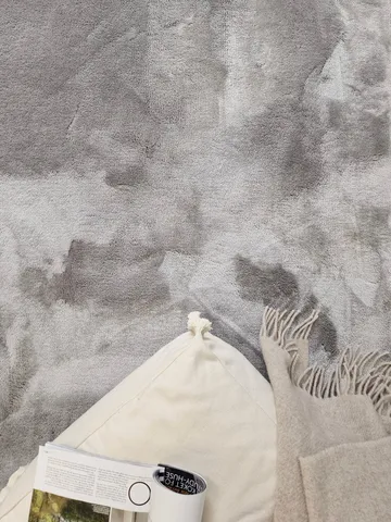 Cozy Ryeteppe 133x190 cm Rektangulært - Sølv - Tekstiler & tepper - Teppe & matte - Moderne matte - Ryetepper