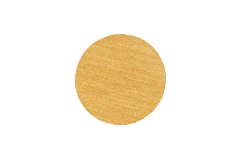 Birka Ullteppe Rund 300 cm, Gul