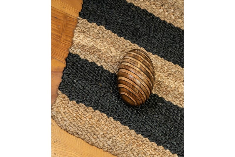 Eddie Juteteppe 90x150 cm Rektangulær - Beige/Svart - Tekstiler & tepper - Teppe & matte - Moderne matte - Sisaltepper