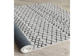 Dall Bomullsteppe 100x300 cm Rektangulær - Hvit - Tekstiler & tepper - Teppe & matte - Moderne matte - Bomullsmatter