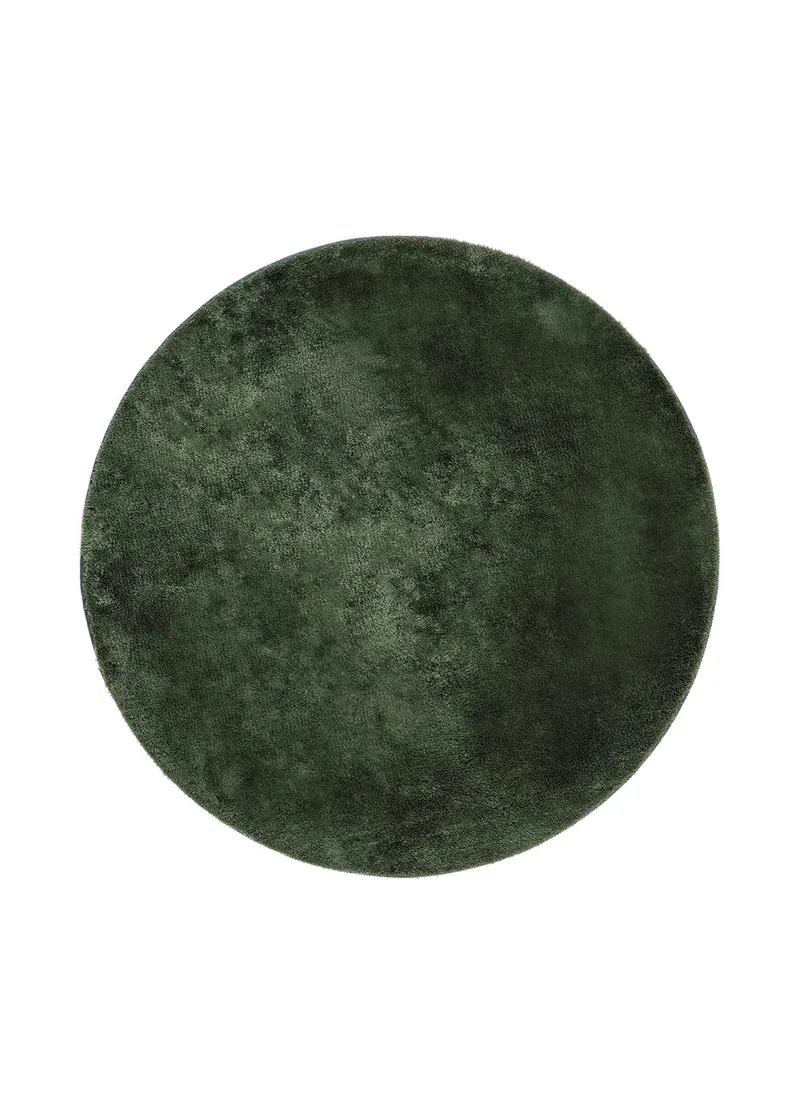 Cozy Ryeteppe 200 cm Rund, Grønn