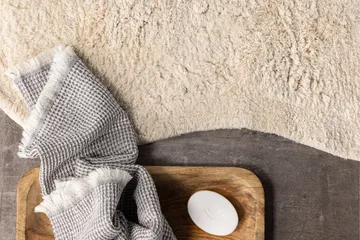 Elvis Baderomsmatte 60x85 - Hvit - Tekstiler & tepper - Teppe & matte - Små tepper