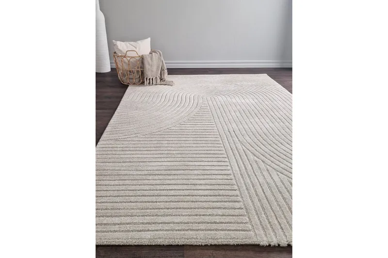 Bella Wiltonteppe 200x290 cm Rektangulær - Lin - Tekstiler & tepper - Teppe & matte - Moderne matte - Friezematte