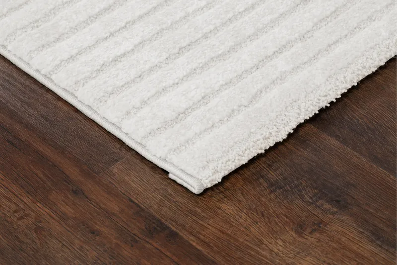 Bella Wiltonteppe 200x290 cm Rektangulær - Hvit - Tekstiler & tepper - Teppe & matte - Moderne matte - Friezematte