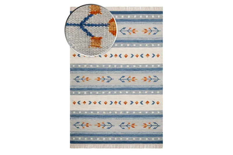 Fagersta Ullteppe 240x340 cm - Blå - Tekstiler & tepper - Teppe & matte - Moderne matte - Ullteppe