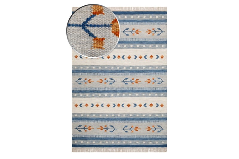 Fagersta Ullteppe 160x230 cm - Blå - Tekstiler & tepper - Teppe & matte - Moderne matte - Ullteppe