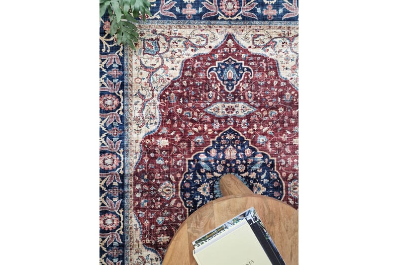 Tarfaya Frizematte 80x300 cm - Rød - Tekstiler & tepper - Teppe & matte - Moderne matte - Friezematte