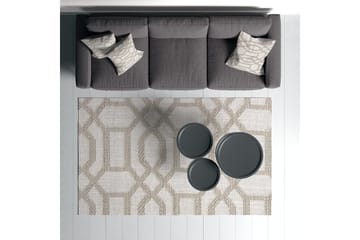 Maltina Bomullsteppe 80x200 cm Rektangulær - Grå - Tekstiler & tepper - Teppe & matte - Moderne matte - Bomullsmatter