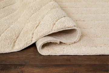 Marokko Bomullsteppe 160x230 cm - Krem - Tekstiler & tepper - Teppe & matte - Moderne matte - Bomullsmatter