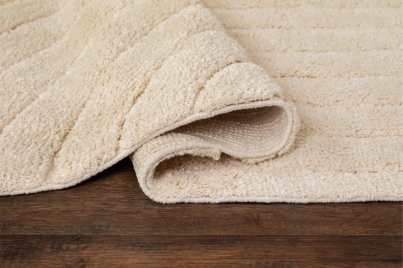 Marokko Bomullsteppe 160x230 cm - Krem - Tekstiler & tepper - Teppe & matte - Moderne matte - Bomullsmatter