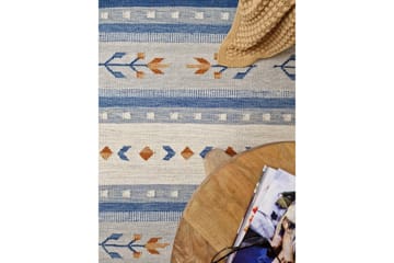 Fagersta Ullteppe 200x300 cm - Blå - Tekstiler & tepper - Teppe & matte - Moderne matte - Ullteppe