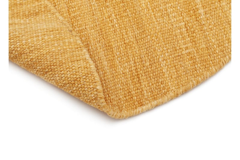 Birka Ullteppe Rund 240 cm - Gul - Tekstiler & tepper - Teppe & matte - Moderne matte - Ullteppe