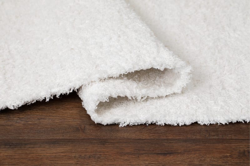 Falsterbo Bomullsteppe 160x230 cm - Hvit - Tekstiler & tepper - Teppe & matte - Moderne matte - Bomullsmatter