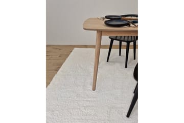 Falsterbo Bomullsteppe 160x230 cm - Hvit - Tekstiler & tepper - Teppe & matte - Moderne matte - Bomullsmatter