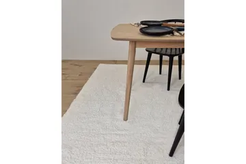 Falsterbo Bomullsteppe 135x195 cm - Hvit - Tekstiler & tepper - Teppe & matte - Moderne matte - Bomullsmatter