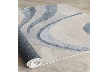 Carolina Bomullsteppe 100x300 cm Rektangulær - Blå - Tekstiler & tepper - Teppe & matte - Moderne matte - Bomullsmatter