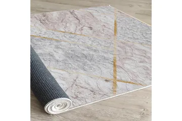 Dina Bomullsteppe 100x300 cm Rektangulær - Hvit - Tekstiler & tepper - Teppe & matte - Moderne matte - Bomullsmatter