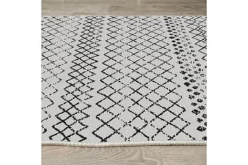 Dall Bomullsteppe 100x300 cm Rektangulær - Hvit - Tekstiler & tepper - Teppe & matte - Moderne matte - Bomullsmatter