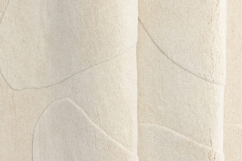 Enard Ullteppe 175x290 cm - Hvit - Tekstiler & tepper - Teppe & matte - Moderne matte - Ullteppe