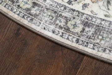 Tarfaya Fryseteppe Rund 240 cm - Natur - Tekstiler & tepper - Teppe & matte - Moderne matte - Friezematte