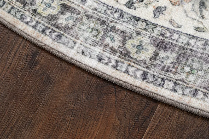 Tarfaya Fryseteppe Rund 240 cm - Natur - Tekstiler & tepper - Teppe & matte - Moderne matte - Friezematte