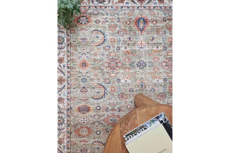 Tarfaya Frizematte 160x230 cm - Grønn - Tekstiler & tepper - Teppe & matte - Moderne matte - Friezematte