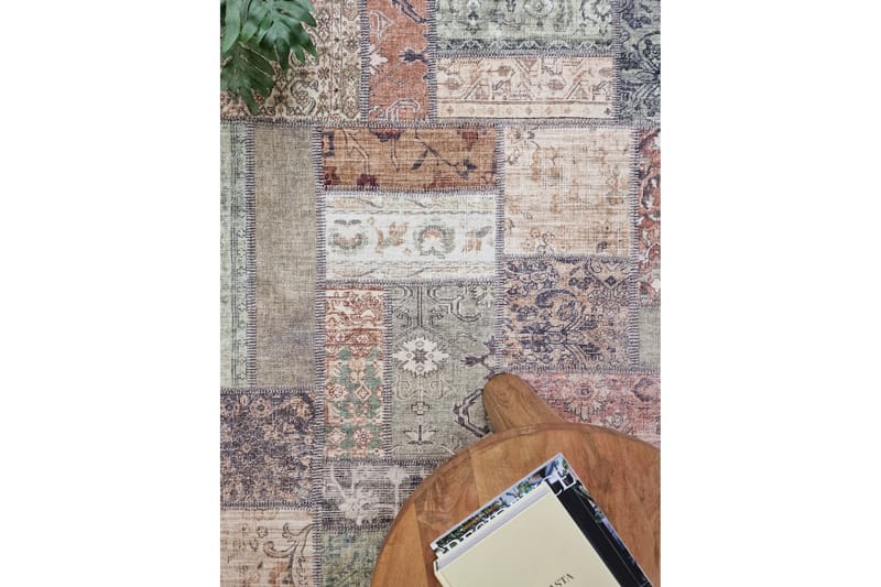 Tarfaya Frizematte 160x230 cm - Grønn - Tekstiler & tepper - Teppe & matte - Moderne matte - Friezematte