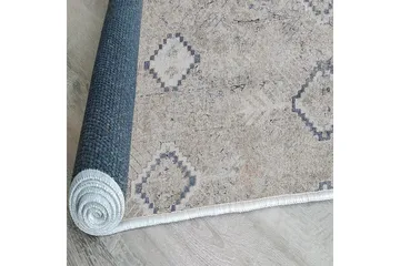 Sabrina Bomullsteppe 100x300 cm Rektangulær - Grå - Tekstiler & tepper - Teppe & matte - Moderne matte - Bomullsmatter