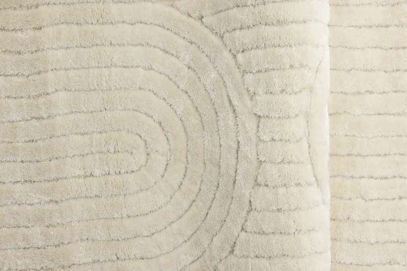 Niklas Ryeteppe 160x230 cm - Hvit - Tekstiler & tepper - Teppe & matte - Moderne matte - Ryetepper