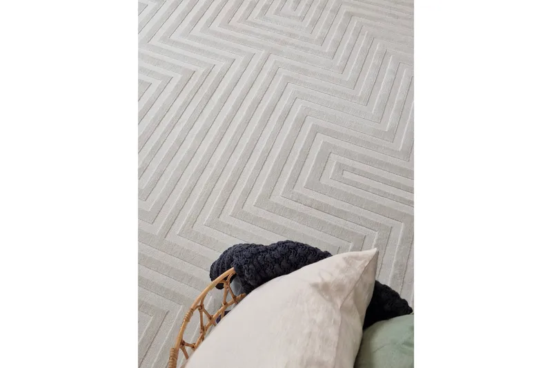 Ritz Wiltonteppe 80x150 cm Rektangulært - Krem - Tekstiler & tepper - Teppe & matte - Moderne matte - Friezematte