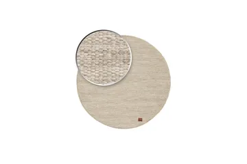 Birka Ullteppe Rund 300 cm - Lin - Tekstiler & tepper - Teppe & matte - Moderne matte - Ullteppe