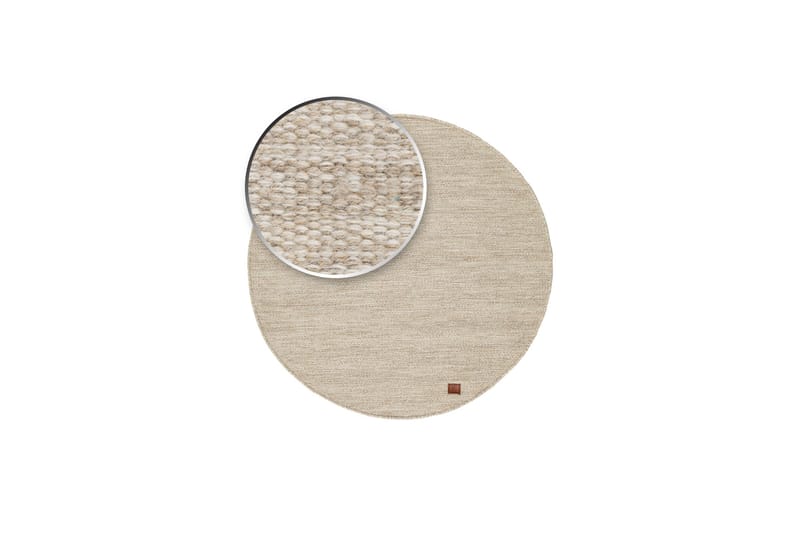 Birka Ullteppe Rund 300 cm - Lin - Tekstiler & tepper - Teppe & matte - Moderne matte - Ullteppe