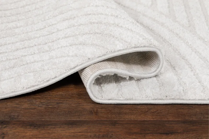 Bella Wiltonteppe 200x290 cm Rektangulær - Hvit - Tekstiler & tepper - Teppe & matte - Moderne matte - Friezematte