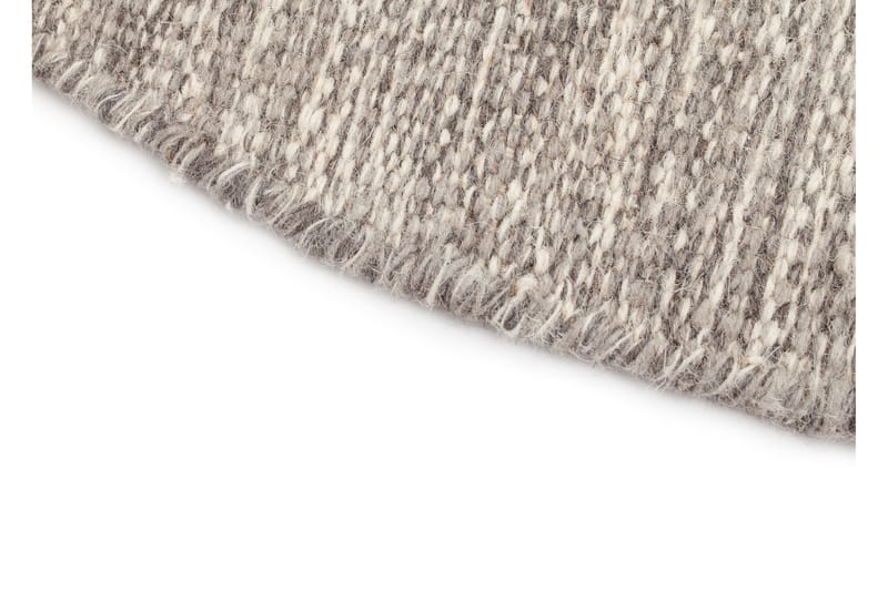 Birka Ullteppe Rund 240 cm - Sølv - Tekstiler & tepper - Teppe & matte - Moderne matte - Ullteppe