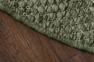 Torekov Ullteppe Rund 200 cm - Grønn - Tekstiler & tepper - Teppe & matte - Moderne matte - Ullteppe