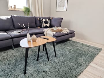 Lounge Ryeteppe 200x290 cm Rektangulær - Grønn - Tekstiler & tepper - Teppe & matte - Moderne matte - Ryetepper