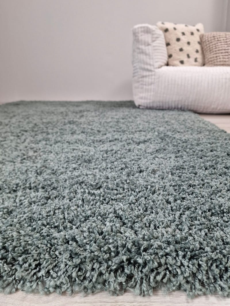 Lounge Løper 80x250 cm Rektangulær - Grønn - Tekstiler & tepper - Teppe & matte - Moderne matte - Ryetepper