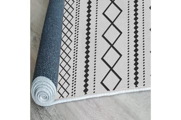 Dali Bomullsteppe 100x300 cm Rektangulær - Hvit - Tekstiler & tepper - Teppe & matte - Moderne matte - Bomullsmatter