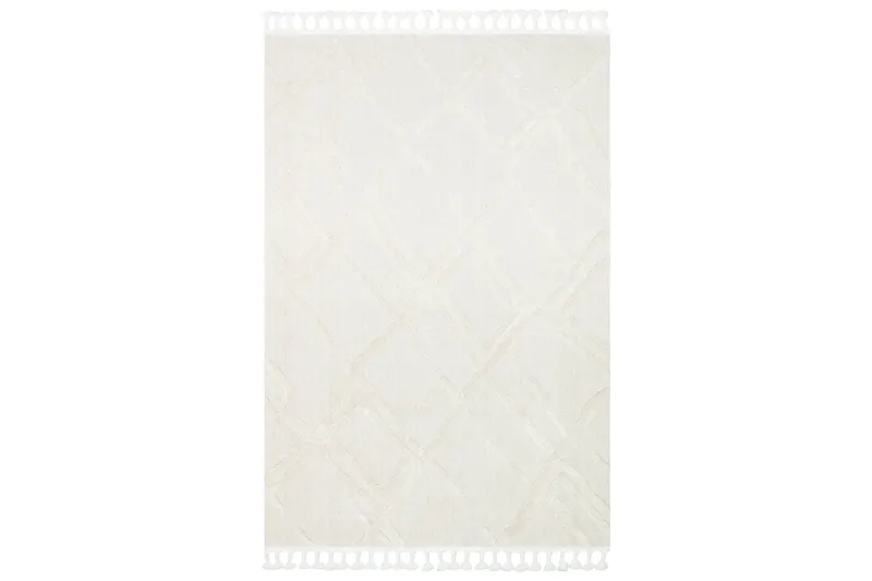 Tolina Løper 80x150 cm Rektangulær - Hvit - Tekstiler & tepper - Teppe & matte - Moderne matte - Gangmatter