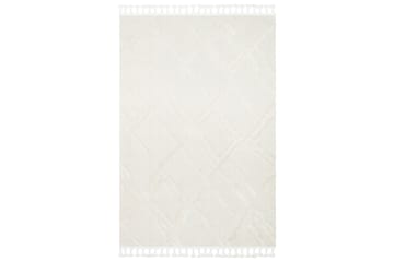 Tolina Wiltonteppe 160x230 cm Rektangulær - Hvit - Tekstiler & tepper - Teppe & matte - Moderne matte - Friezematte