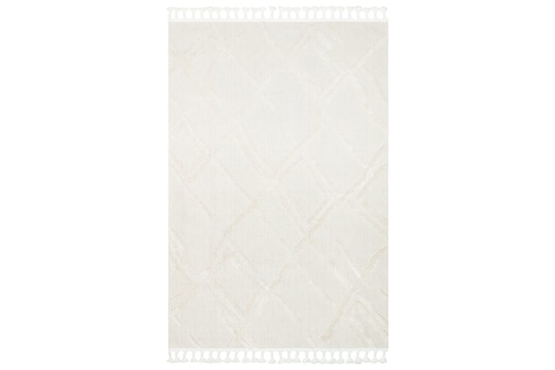 Tolina Wiltonteppe 160x230 cm Rektangulær - Hvit - Tekstiler & tepper - Teppe & matte - Moderne matte - Friezematte
