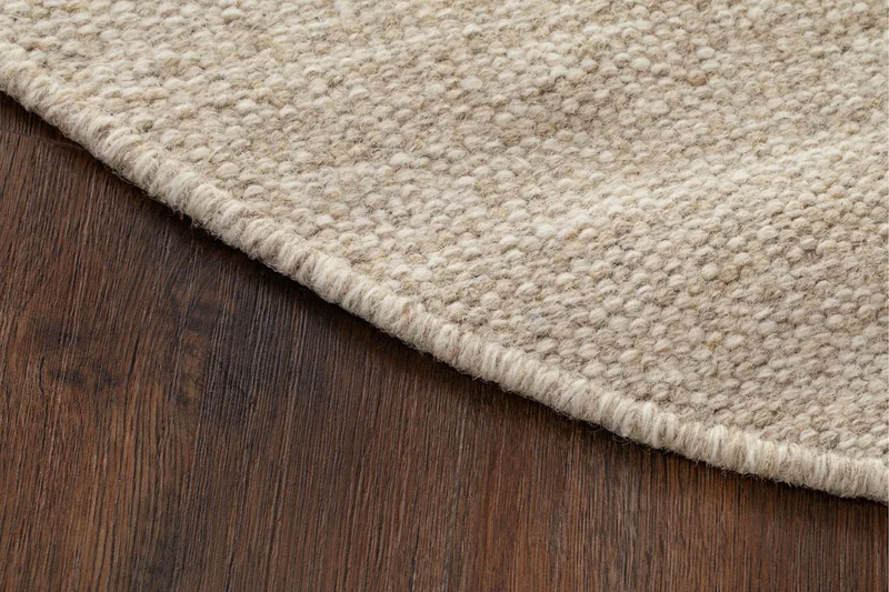 Birka Ullteppe Rund 300 cm - Lin - Tekstiler & tepper - Teppe & matte - Moderne matte - Ullteppe