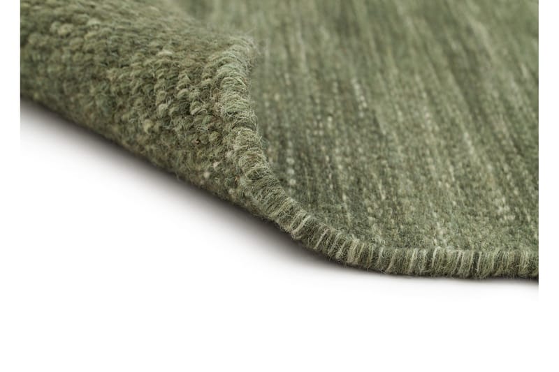 Birka Ullteppe Rund 300 cm - Grønn - Tekstiler & tepper - Teppe & matte - Moderne matte - Ullteppe