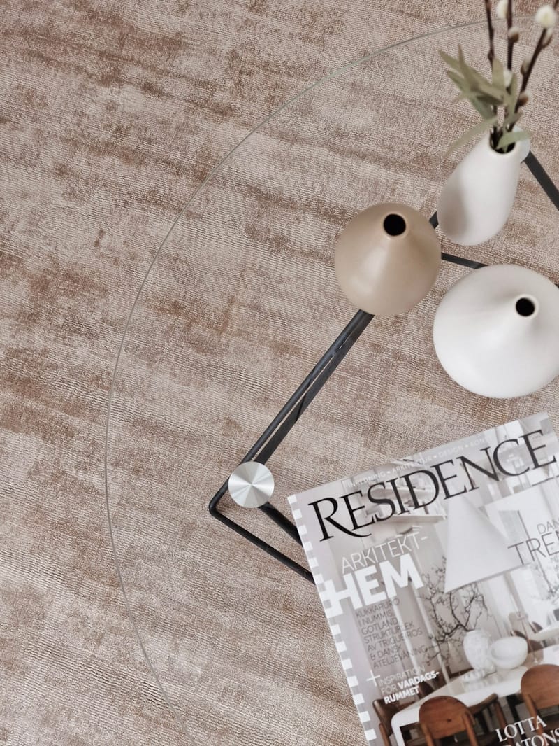 Tribeca Viskosmatte 160x230 cm Rektangulær - Lin - Tekstiler & tepper - Teppe & matte - Moderne matte - Viskosematter