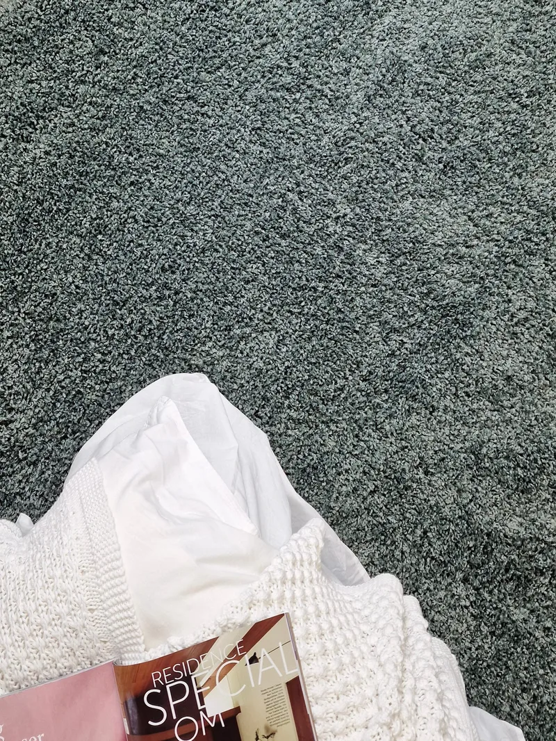 Lounge Ryeteppe 200x290 cm Rektangulær - Grønn - Tekstiler & tepper - Teppe & matte - Moderne matte - Ryetepper