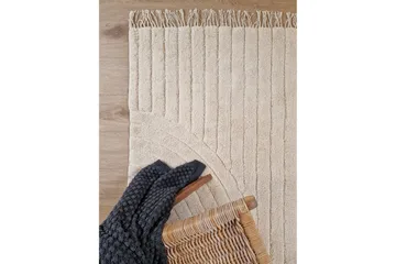 Marokko Bomullsteppe 160x230 cm - Krem - Tekstiler & tepper - Teppe & matte - Moderne matte - Bomullsmatter