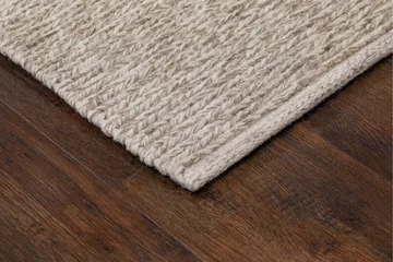 Dalarö Ullteppe 75x230 cm Rektangulær - Beige - Tekstiler & tepper - Teppe & matte - Moderne matte - Ullteppe