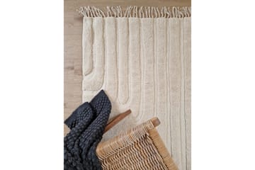 Marokko Bomullsteppe 160x230 cm - Krem - Tekstiler & tepper - Teppe & matte - Moderne matte - Bomullsmatter