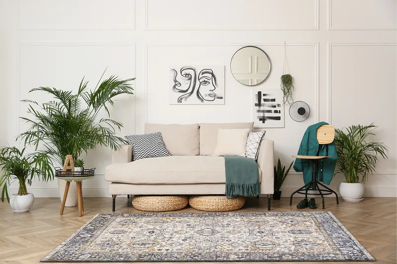 Tarfaya Frizematte 200x290 cm - Krem - Tekstiler & tepper - Teppe & matte - Moderne matte - Friezematte